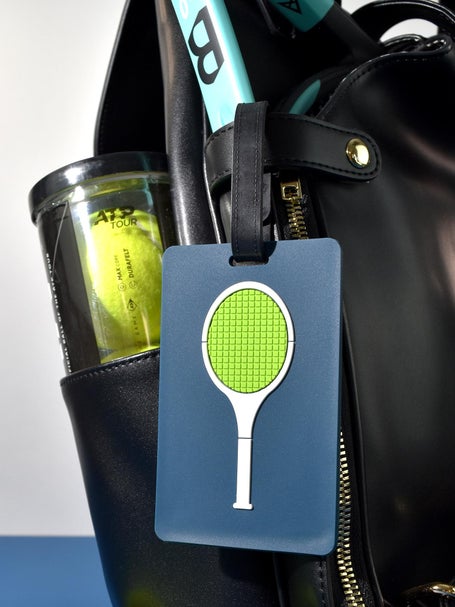 Etiquette de sac Racquet Inc noire