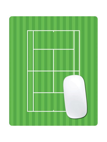 Racquet Inc Tennis Court Mousepad Green Grass