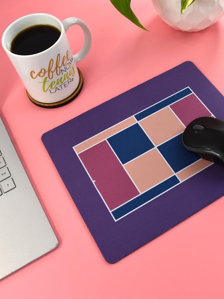 Racquet Inc Tennis Court Mausepad Violett