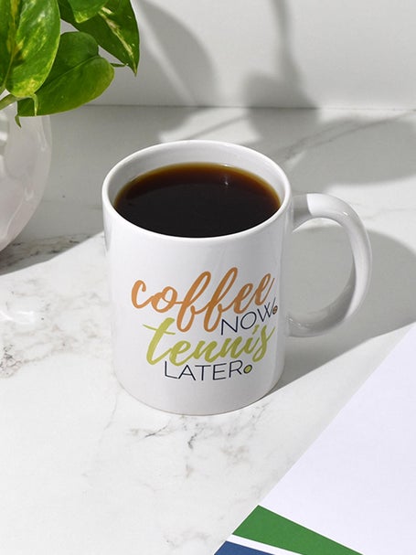 Mug Racquet Inc Coffee Now Tennis Later