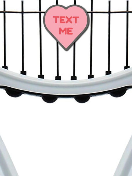 Racquet Inc Text Me Heart 2-Pack Dampener
