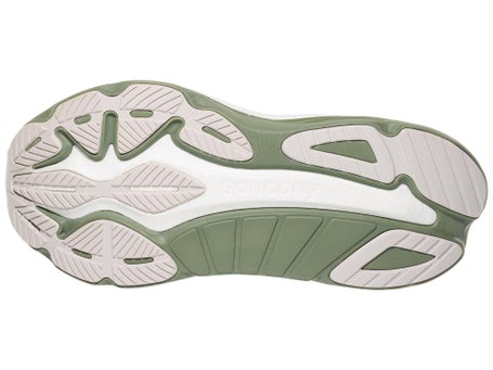 Saucony Hurricane 24 Herren Laufschuhe White Olivine