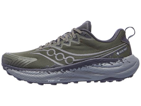 Saucony Ride TR 3 GTX\Mens Shoes\Fatigue/Ebony