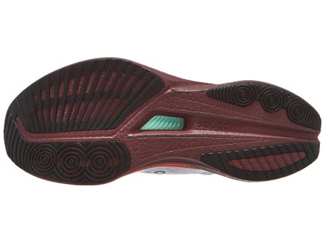 Saucony Endorphin Speed 5\Mens Shoes\White/Crimson