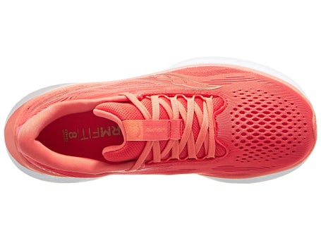 Saucony Ride 18 Damen Laufschuhe Coral Salmon