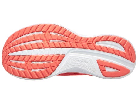 Saucony Ride 18 Damen Laufschuhe Coral Salmon