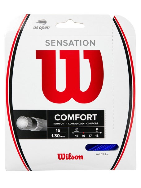 Wilson Sensation 1.30mm Tennissaite 12,2m Set Blau