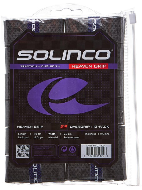 12 surgrips Solinco Heaven Gris