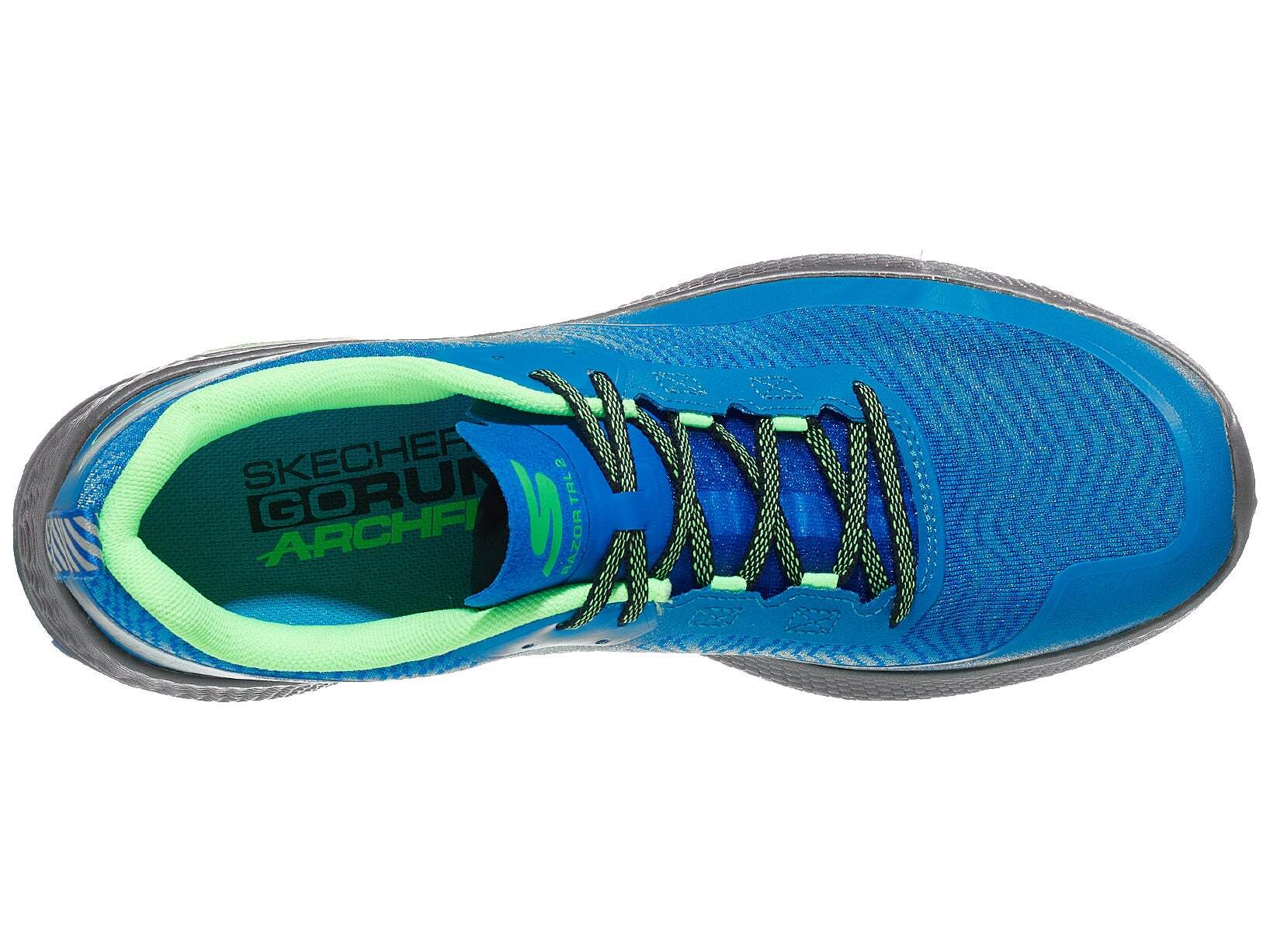 GORun Razor Trail 2 Men's Shoes Blue/Green - Running Warehouse Europe