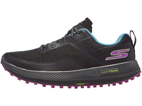 Skechers GORun Razor Trail Women's Shoes Black/Blue - Running Warehouse Europe