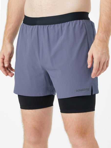 Saucony Men's Outpace 4 2-in-1 Short - Running Warehouse Europe