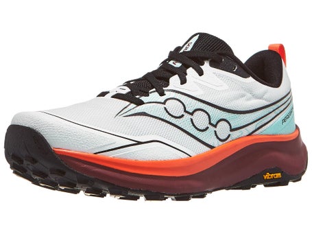 Saucony Peregrine 16\Mens Shoes\White/Crimson