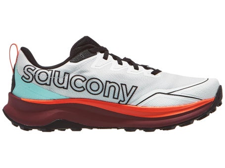 Saucony Peregrine 16 Herren Laufschuhe White Crimson