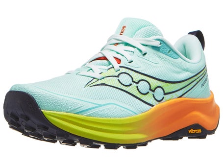 Scarpe Saucony Peregrine 16 Aqua Citron Donna