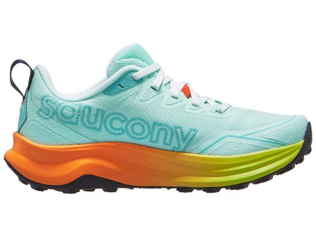 Scarpe Saucony Peregrine 16 Aqua Citron Donna