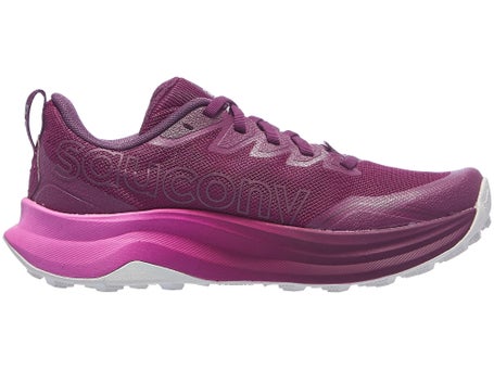 Saucony Peregrine 16 Damen Laufschuhe Plum Mulberry
