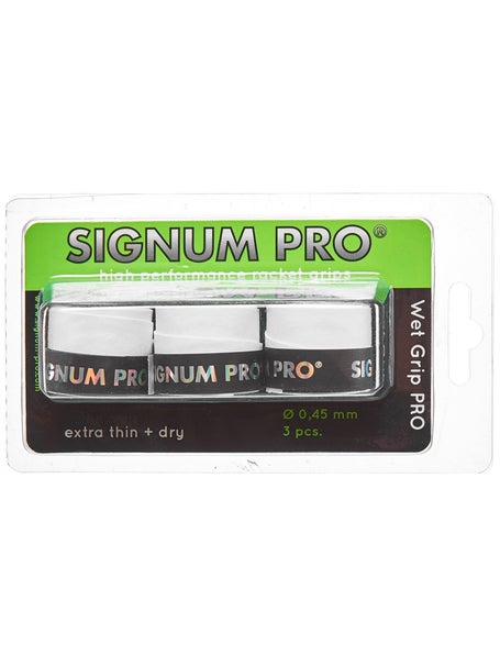 3 Surgrips Signum Pro Wet Grip Pro Blanc