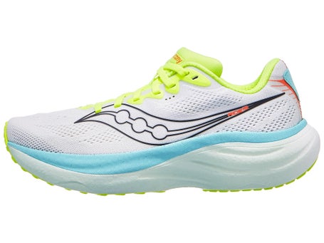 Saucony Ride 19\Womens Shoes\White/Splash