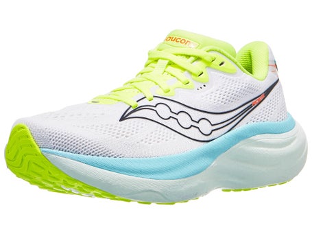 Saucony Ride 19\Womens Shoes\White/Splash
