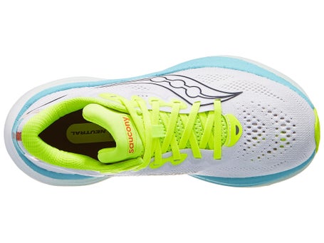 Saucony Ride 19\Womens Shoes\White/Splash