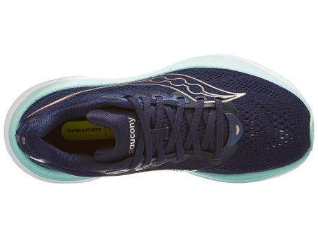 Saucony Ride 19\Womens Shoes\Navy/Aqua