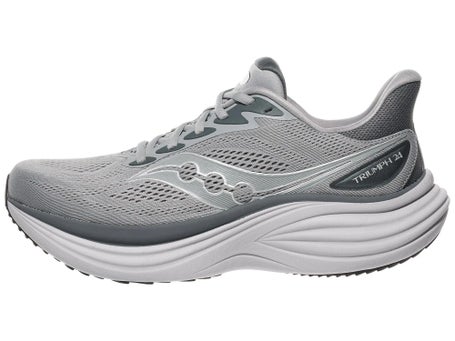 Saucony Triumph 24\Mens Shoes\Fossil/Gunmetal