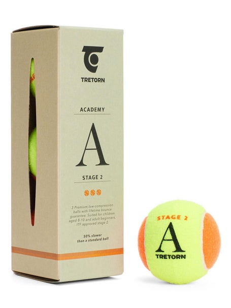 Tretorn Academy Orange Tennisball 3er Dose