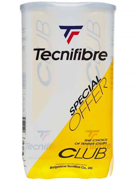 Tubo da 4 palline Tecnifibre Club Tennis Conf. da 2 palline