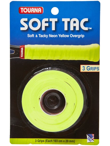 Tourna Grip Soft Tac Overgrip Neon Yellow
