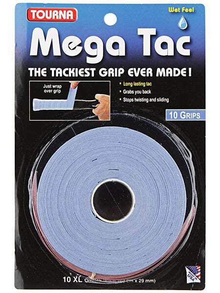 Grip Tourna Mega Tac Azul Pack de 10