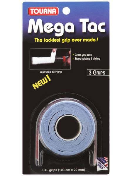 3 surgrips Tourna Mega Tac bleus