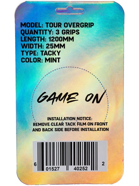 Lot de 3 Surgrips Toroline Tour Overgrip Mint