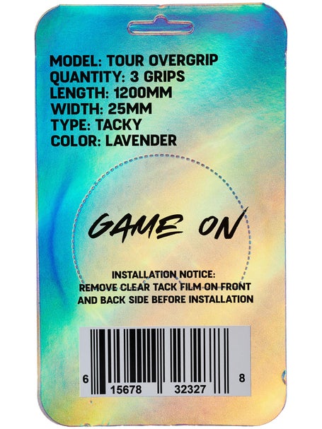Toroline Tour Overgrip 3-Pack Lavender