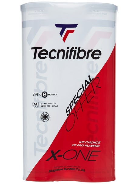 Tubo da 4 palline Tecnifibre X One Conf. da 2 tubi