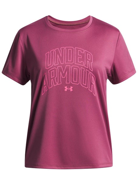 T Shirt Fille Under Armour Tech Varsity Graphic