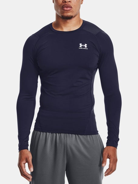  Under Armour Mens Armour HeatGear Compression Long-Sleeve T- Shirt, Forest Green