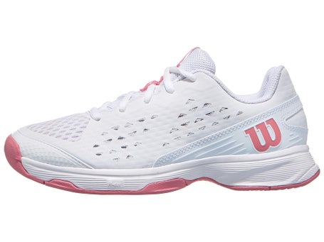 Wilson Rush Pro L JR\White/White/Mauveglow Junior Shoe