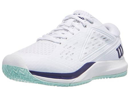 Wilson Rush Pro Ace JR\White/Bay/Blue Junior Shoe