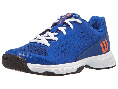 Wilson Rush Pro Ace JR L\Blue/White/Orange Junior Shoe