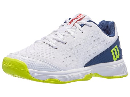 Wilson Rush Pro Ace JR L\White/Blue/Yellow Junior Shoe