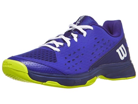 Wilson Rush Pro L AC\Bluing/Blue/Yellow Junior Shoe