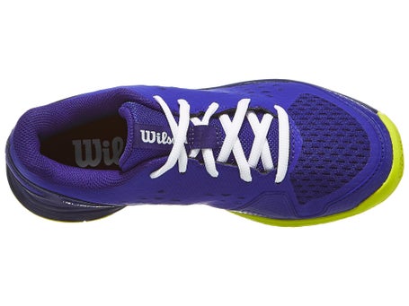 Wilson Rush Pro L AC\Bluing/Blue/Yellow Junior Shoe