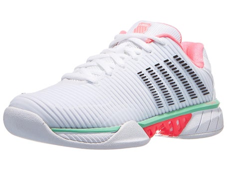 Zapatillas mujer KSwiss Hypercourt Express 2 Wh Pink Blk MOQUETA