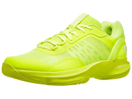 Wilson Hurakn Pro V2 Padel\Safety Yellow/Wh Mens Shoe