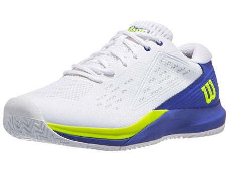 Zapatillas hombre Wilson Rush Pro Ace Blanco Azul Amarillo MULTIPISTA