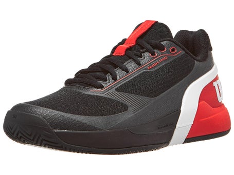 Wilson Rush Pro 5 AC\Black/Red/White Mens Shoe