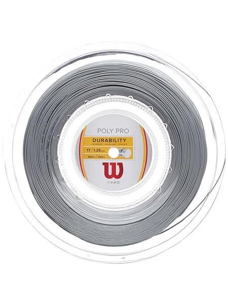 Wilson Poly Pro 1.25mm Tennissaite 200m Rolle
