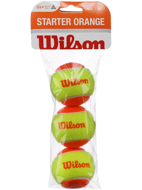 3 Balles Wilson Starter Orange Stage 2