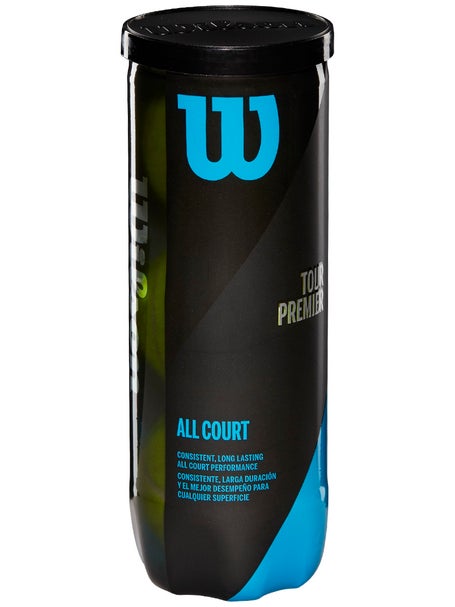Tube de 3 Balles Wilson Tour Premier All Court