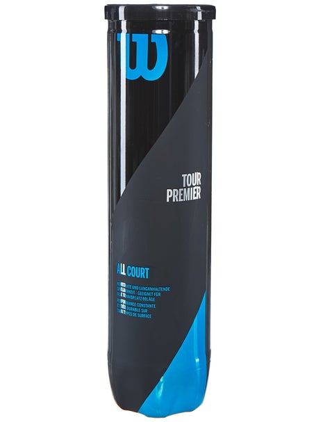 Tube de 4 Balles Wilson Tour Premier All Court